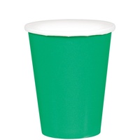 Green Festive Paper Cups (Pkt 20)