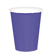 Purple New Paper Cups (Pkt 20)