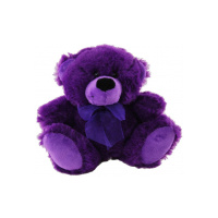 Teddy Jelly Bear Purple 18cm