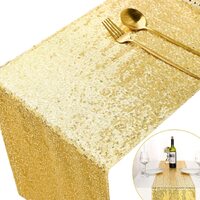 Sparkling Gold Table Runner Hire