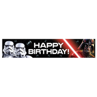 Star Wars Classic Plastic Banner