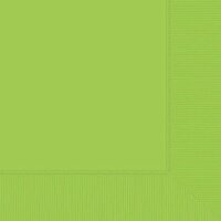 Beverage Napkins - Green Kiwi (Pkt 40 - 2 Ply)