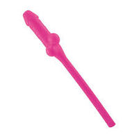 Jumbo Penis Pink Straw