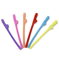 Penis - Dicky Sipping Straws Multi Coloured