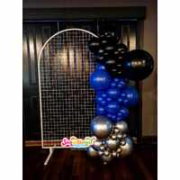 Mesh Arch 2.1m ~ Organic Balloon Garland ~ Delivered Locally