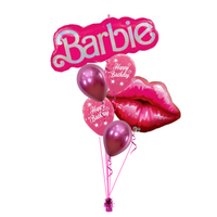 Character Balloon Bouquet - Barbie & Lips