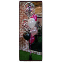 Balloon Arrangement Lots of Confetti