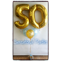Balloon Bouquet Mega Single Number