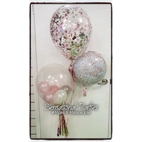 Balloon Bouquet Sweet & Petite (Confetti & Gumball)