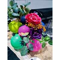 Balloons & Blooms Table Centre - Hire