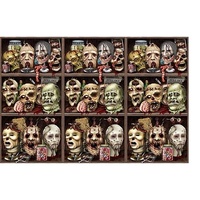 Scary Zombie Heads Scene Setter