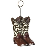 Western Cowboy Boots Photo Balloon Weight