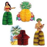 Hawaiian Summer Luau Mini Centrepieces
