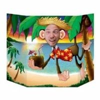 Hawaiian Summer Luau Monkey Photo Prop