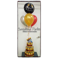 Balloon Arrangement Alcohol Cake