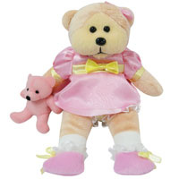 Beanie Kids - Cuddly Emma the Little Girl Bear