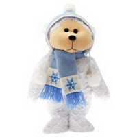 Beanie Kids - Cuddly Wynston the Winter Bear
