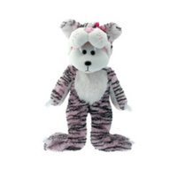 Beanie Kids - Cuddly Peony the Pink Tiger Bear