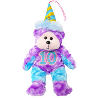 Beanie Kids - Party Time the 10th Birthday Beanie (Gold Tag)