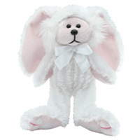 Beanie Kids - Marshmallow the White Bunny Bear