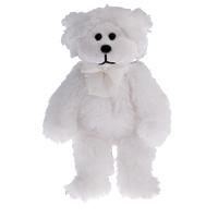 Beanie Kids - Snow Flake the White Cuddles Bear