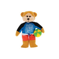 Beanie Kids - Lachlan the Beach Buddy Boy Bear (Discounted - Mark on Tag)