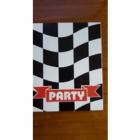 Black & White Checkered Invitations