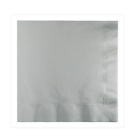 Shimmering Silver Lunch Napkins (Pkt of 50)