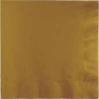 Glittering Gold Beverage Napkins