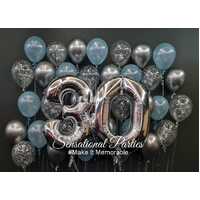 Floating Balloon Wall (with Plain Balloons)