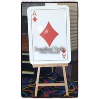 Hire of Casino Giant Card on Easel Hire - Ace
