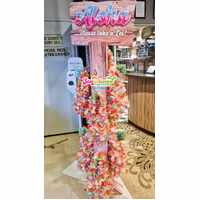 Hire of Lei Stand (Comes With 50 Rainbow Floral Lei's)