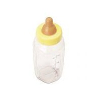 Baby Shower Baby Bottle Yellow