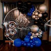 Mesh Hoop 2m ~ Shimmer Organic Balloon Garland ~ Delivered Locally