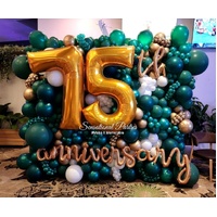 3m Organic Balloon Wall ~ Delivered