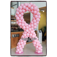 Pink Ribbon Balloon Sculpture