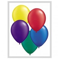 12cm Assorted Pearl Radiant Latex Balloons (Pkt 100)