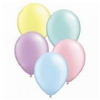 12cm Assorted Pearl Pastel Latex Balloons (Pkt 100)