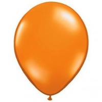 12cm Orange Pearl Mandarin Latex Balloons (Pkt 100)