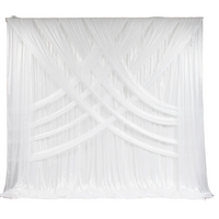 Hire Black Silk Curtain 3m